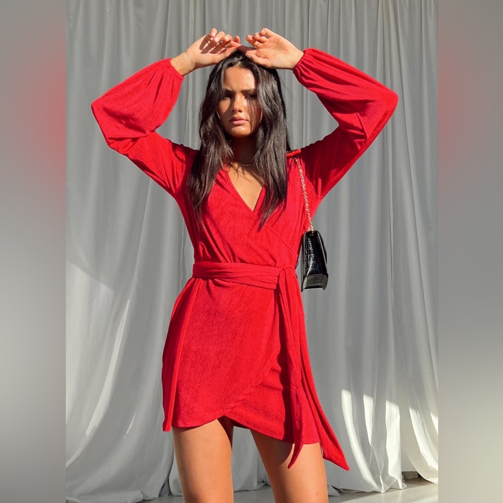 Princess Polly Red Party Time Mini Dress